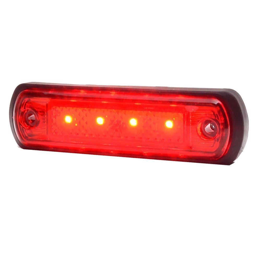 Lampa gabarit 110x31, LED, rosie, W189 1339 Was