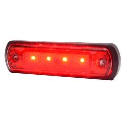 Lampa gabarit 110x31, LED, rosie, W189 1339 Was