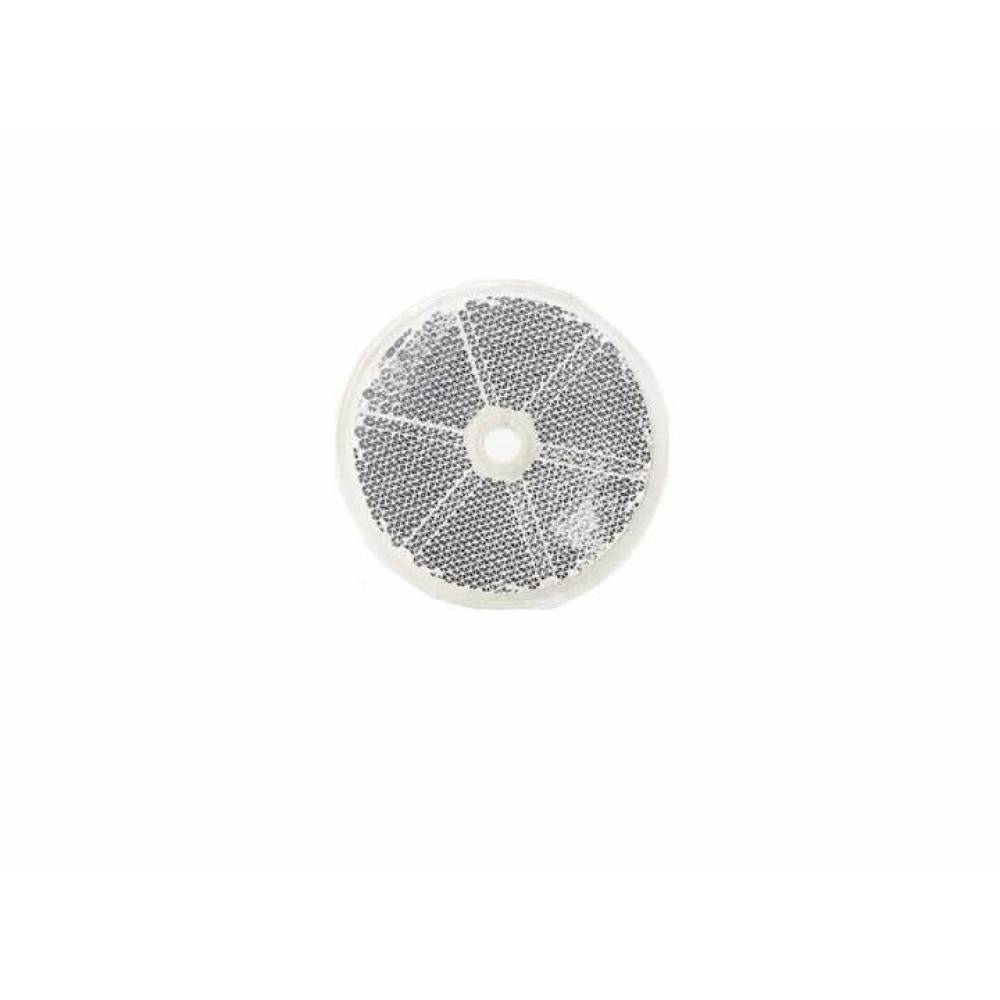 Catadioptru rotund cu gaura, alb, fi60 DOB-033B Fristom