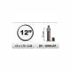 Camera bicicleta 12x1,75/2,20, valva DV Dunlop, 35mm, 68371 CarCo