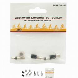 Set 6 bucati, capacele, ventile, piuliute pentru valve bicicleta DV Dunlop, 68396 CarCo 