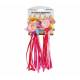 Ornament ghidon cu panglici roz-rosii 68447 CarCo