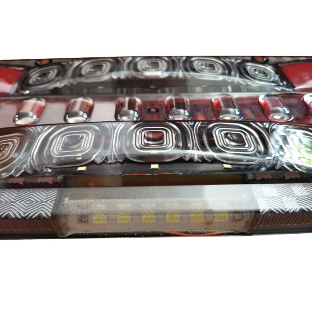 Lampa stop 465x130, SET 2 buc, LED, 5 functii, iluminare numar, cablu, KQ-011 Lampa stop 465x130, SET 2 buc, LED, 5 functii, iluminare numar, cablu, KQ-011