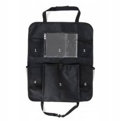 Organizator spate scaun cu buzunare si compartiment tableta 01121 Amio