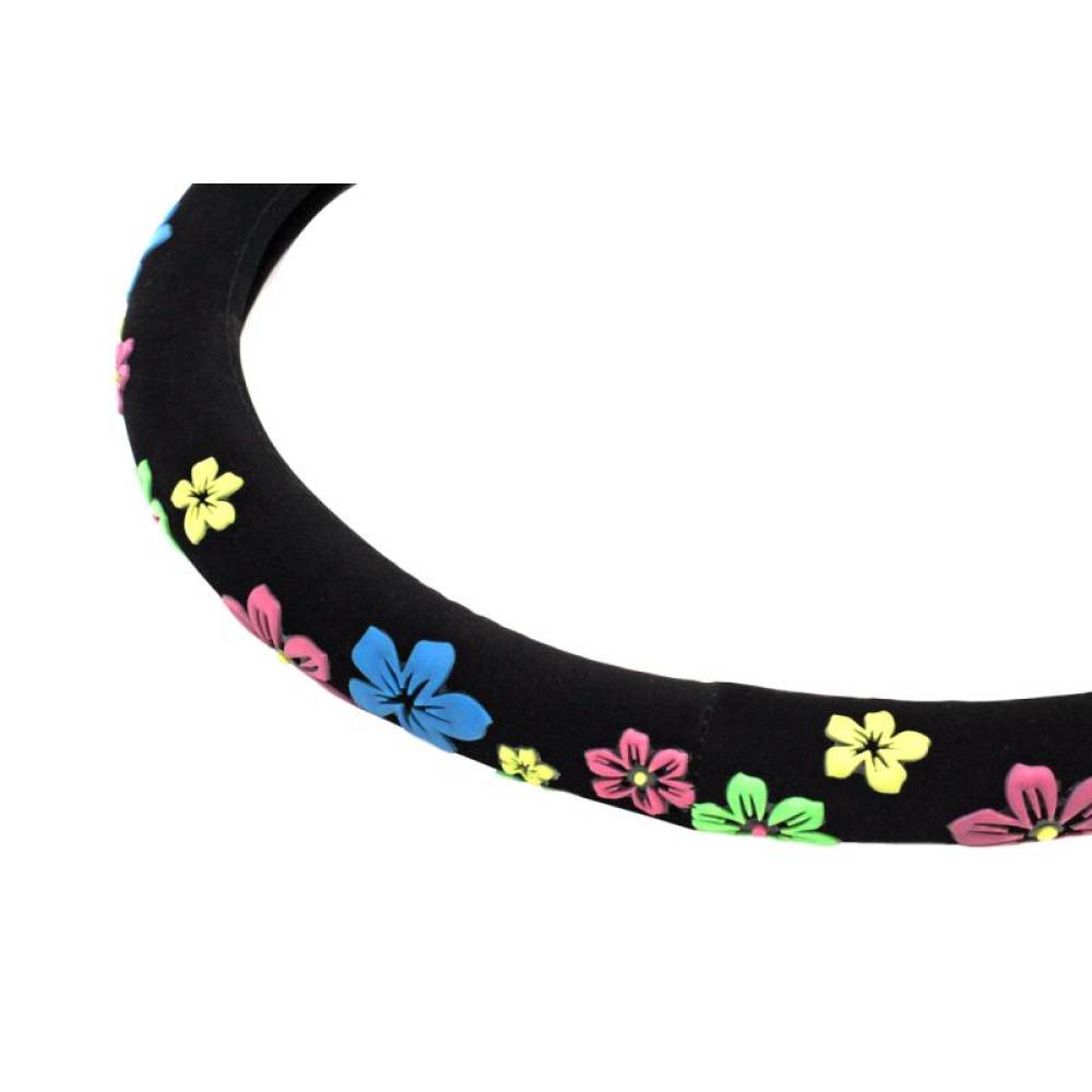 Husa volan, 37-39cm, model FLORAL, 01376 Amio