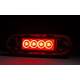 Lampa gabarit, 84x27, LED, slim, rosie, cu 2 garnituri bullbar, , FT-073C Fristom