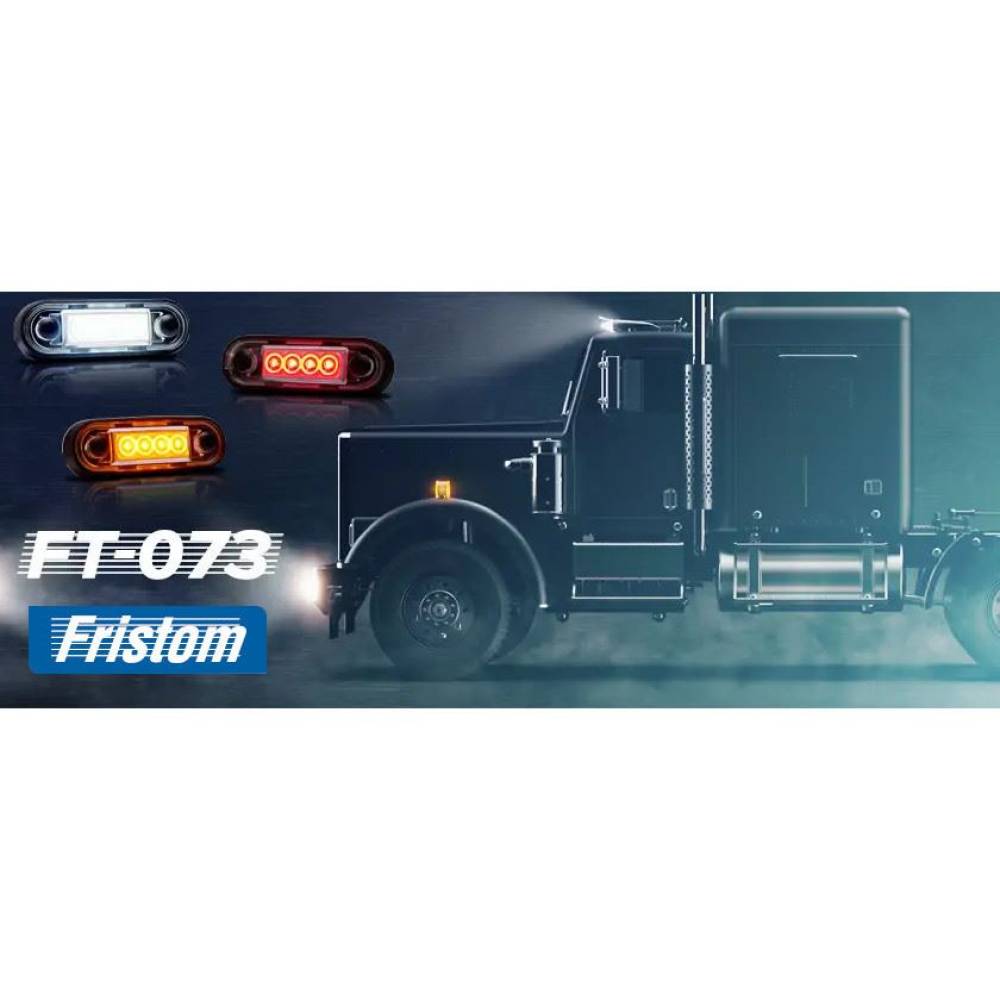 Lampa gabarit, 84x27, LED, slim, galbena, cu 2 garnituri bullbar, FT-073Z Fristom
