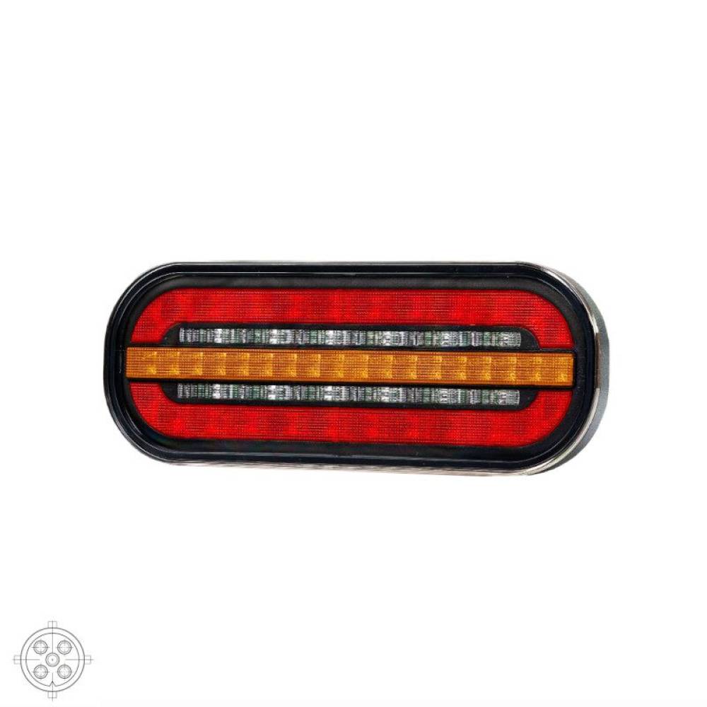 Lampa spate 185x75, 3 functii, LED, semnalizare dinamica, cu mufa tip TATA, FT-320-LED DI Bajonet Fristom Lampa spate 185x75, 3 functii, LED, semnalizare dinamica, cu mufa tip TATA, FT-320-LED DI Bajonet Fristom