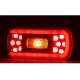 Lampa stop 220x100, 5 functii, cu mufa, LED, FT-130 NT COF Bajonet Fristom