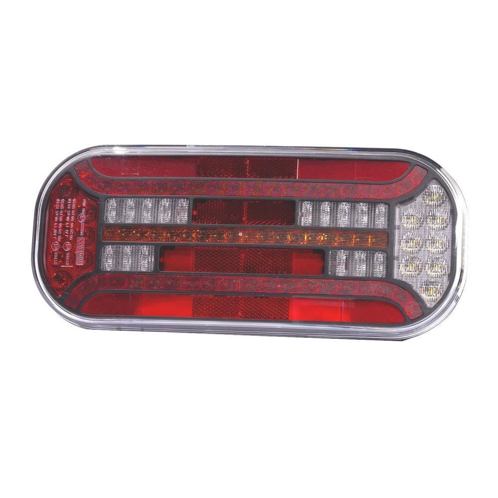 Lampa spate 302x130, LED, 7 functii cu iluminare numar, dreapta, FT-600 P T Fristom