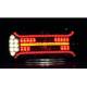 Lampa spate 302x130, LED, 7 functii, cu triunghi, ceata, mers inapoi si iluminare numar, dreapta, FT-610 P T Led DI Fristom