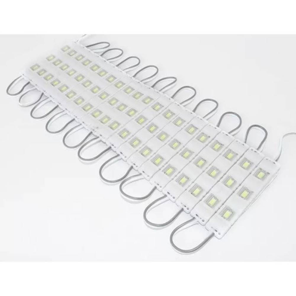 Modul LED 3 SMD-uri injectate, 12V, lumina galbena, 3 x 5730, 20 buc/folie Modul LED 3 SMD-uri injectate, 12V, lumina galbena, 3 x 5730, 20 buc/folie