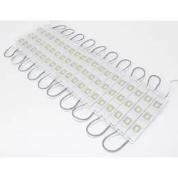 Modul LED 3 SMD-uri injectate, 12V, lumina galbena, 3 x 5730, 20 buc/folie