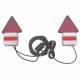Kit lampi remorca 100x90, cu LED, cu numar si magnet, cablu 7.5m, Dafa, L1856 Truckled