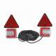 Kit lampi remorca 100x90, cu LED, cu magnet si cablu, 7,5m, Dafa L1853 TruckLed