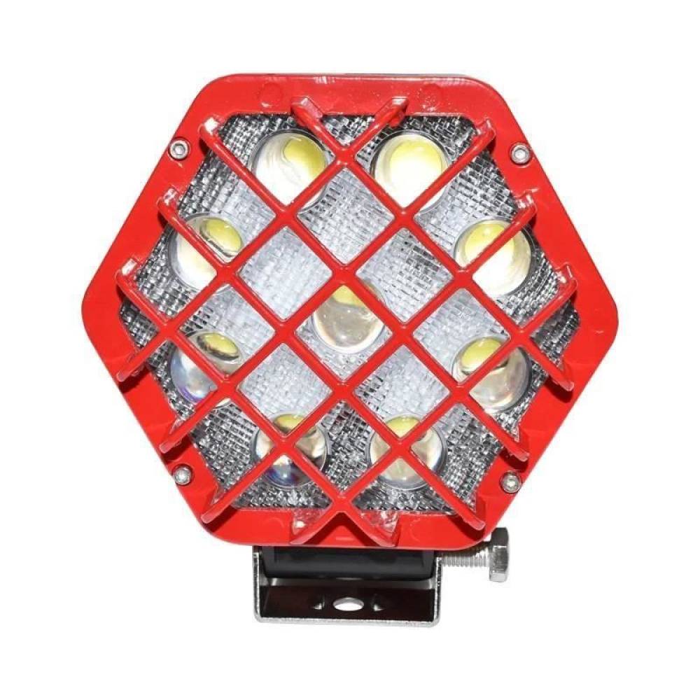 Proiector lucru 138x120, 9 LED-uri, 10-80V, 27W, 1775lm, cu grilaj, BK69060 Proiector lucru 138x120, 9 LED-uri, 10-80V, 27W, 1775lm, cu grilaj, BK69060