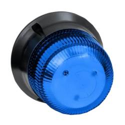 Girofar 12/24V, h204, 9 LED-uri, prindere pe tija flexi, albastru FT-150 DF N LED PI Fristom