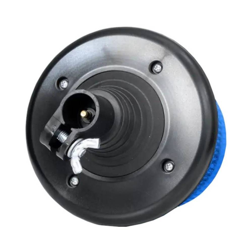 Girofar 12/24V, h204, 9 LED-uri, prindere pe tija flexi, albastru FT-150 DF N LED PI Fristom