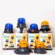 Girofar 12/24V, h204, 9 LED-uri, prindere pe tija flexi, albastru FT-150 DF N LED PI Fristom