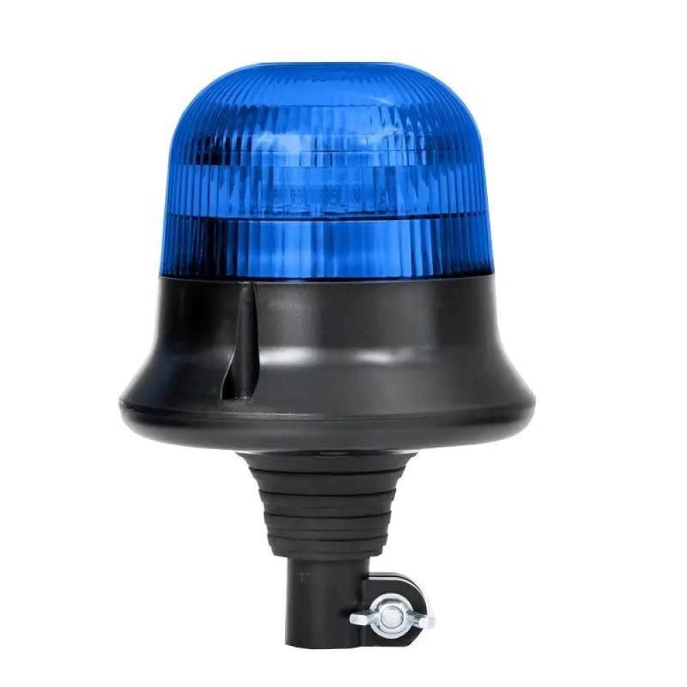 Girofar 12/24V, h204, 9 LED-uri, prindere pe tija flexi, albastru FT-150 DF N LED PI Fristom