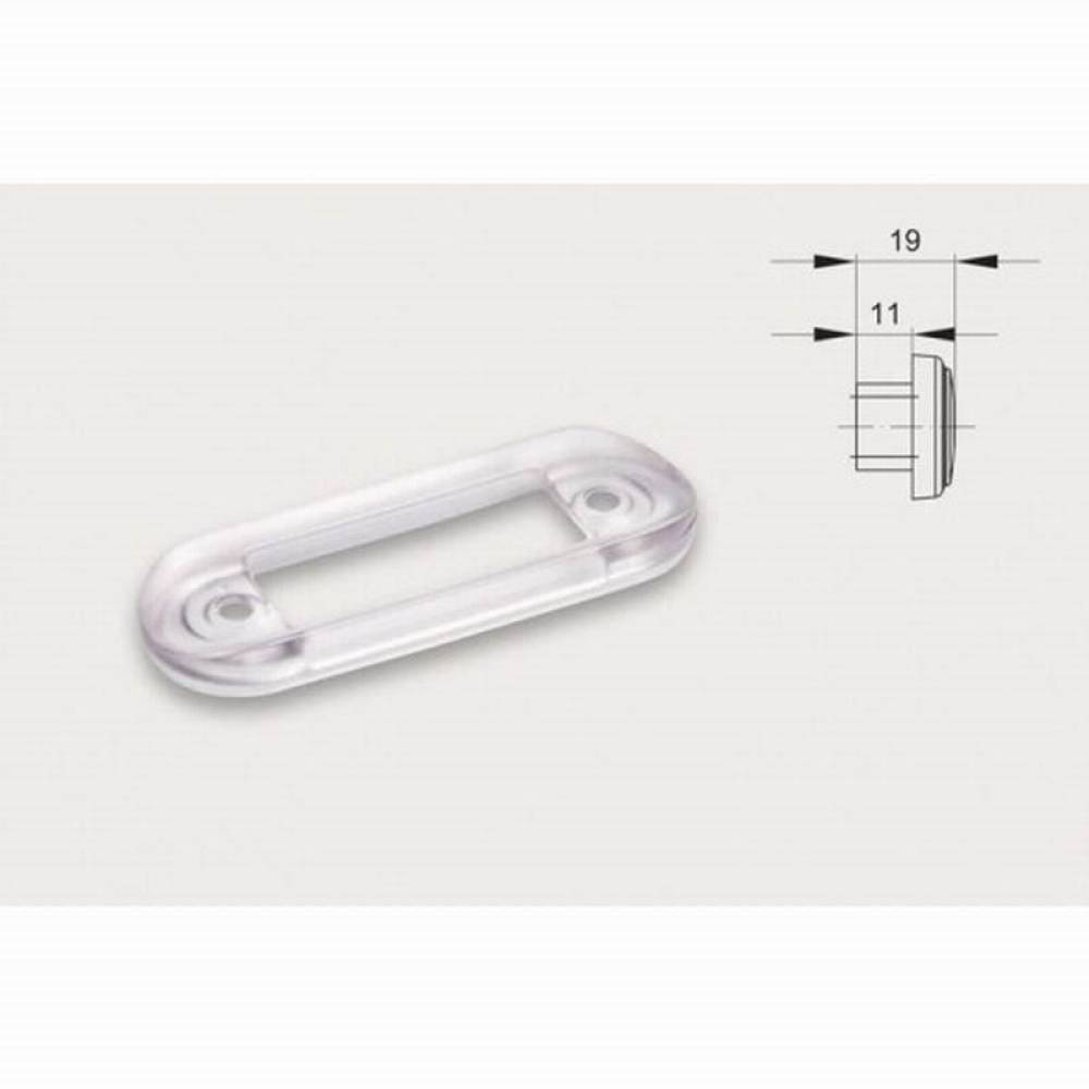 Garnitura transparenta lampa FT-015 montare la suprafata dreapta, FT-015 PG T PL Fristom