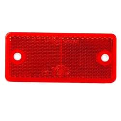 Catadioptru dreptunghiular cu gaura, rosu, 94x44, DOB-42 C Fristom