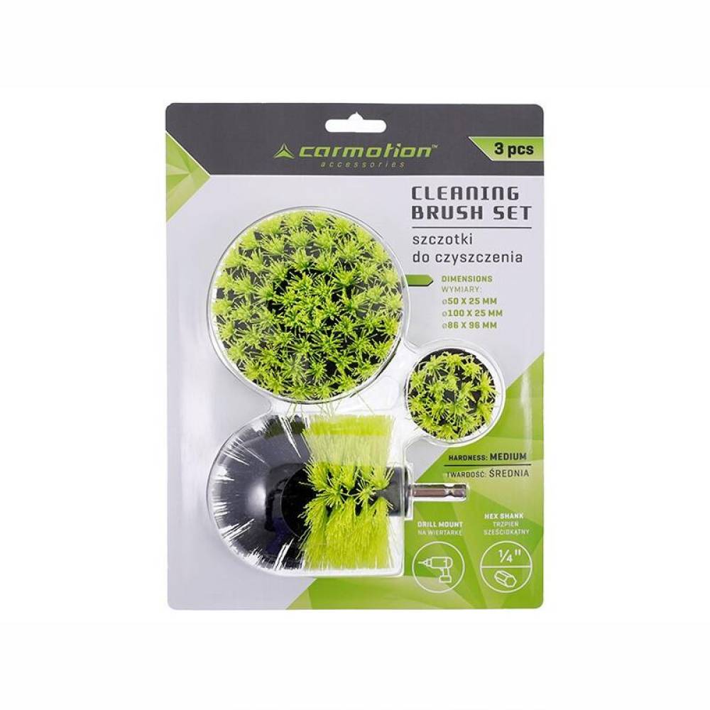 Set 3 perii curatare pentru bormasina 63545 Carmotion Set 3 perii curatare pentru bormasina 63545 Carmotion