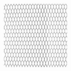 Ornament grila spoiler, din aluminiu, tip fagure, 100x25cm, argintiu, Alu Grill Net 8394 Automax