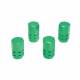 Ornament capacele valva, verzi, hexaganale, set 4 bucati 8240 Automax