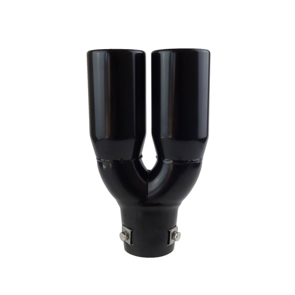 Ornament toba interior 38(57), exterior 133x63, L225  2 tevi rotunde, negru 02194 Amio