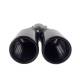 Ornament toba interior 38(57), exterior 133x63, L225  2 tevi rotunde, negru 02194 Amio