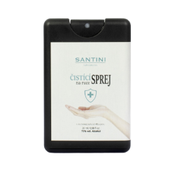 Spray antibacterian maini, alcool 75% 20ml, SANTINI