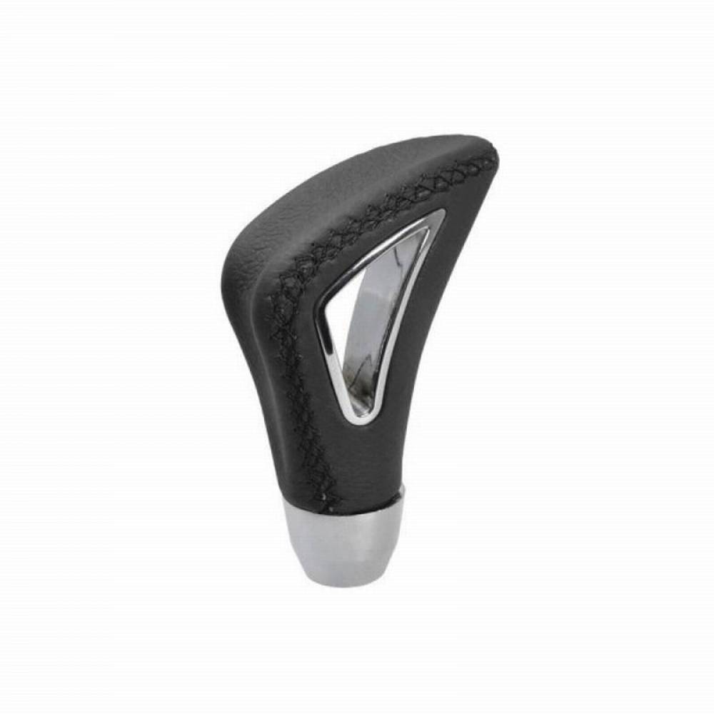 Maner schimbator viteze, piele si cromat, negru, 7793 Automax