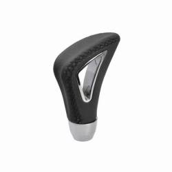 Maner schimbator viteze, piele si cromat, negru, 7793 Automax Maner schimbator viteze, piele si cromat, negru, 7793 Automax