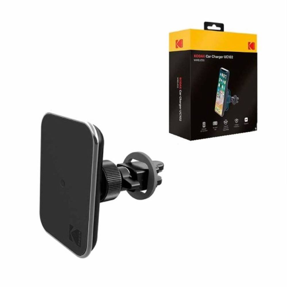 Suport telefon, cu prindere pe grila si incarcare wireless, UC102 Kodak