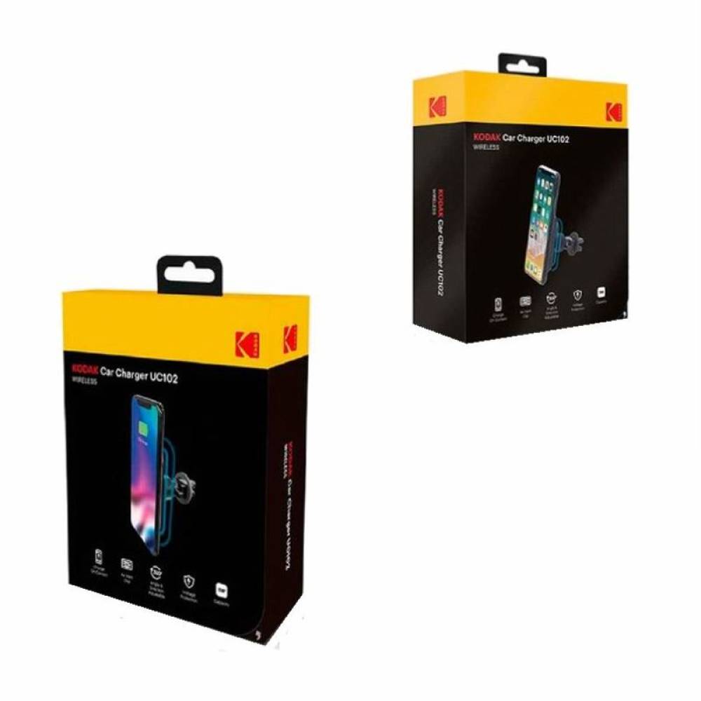 Suport telefon, cu prindere pe grila si incarcare wireless, UC102 Kodak