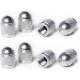 Ornament capacele valva rotunde, argintii, set 4 bucati 9583 Automax