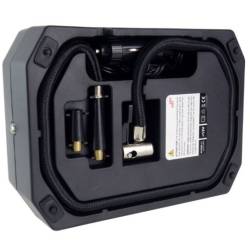 Compresor aer 12V, 10bar, digital cu lanterna cu LED si adaptori 02384 Amio