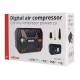 Compresor aer 12V, 10bar, digital cu lanterna cu LED si adaptori 02384 Amio