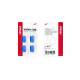 Ornament capacele valva hexagonale16mm, albastre, set 4 bucati 02239 Amio Ornament capacele valva hexagonale16mm, albastre, set 4 bucati 02239 Amio