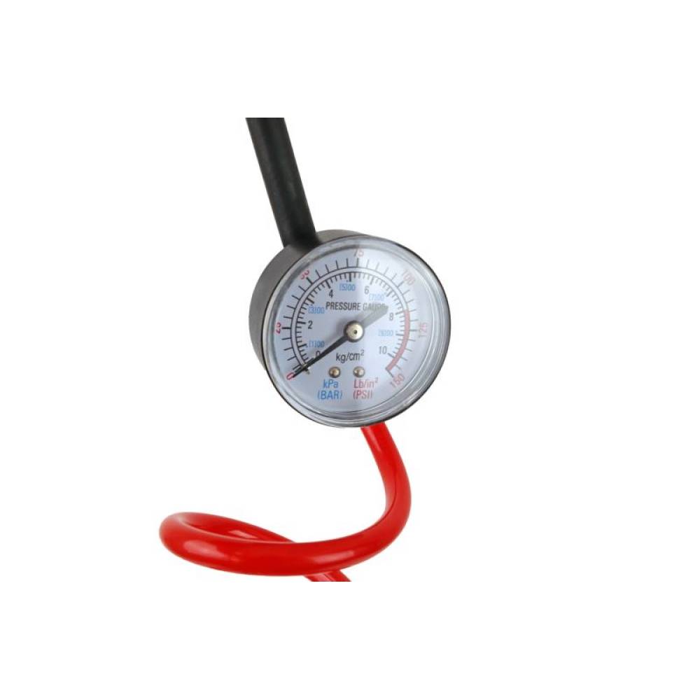 Compresor aer 12V, 10bar, 2 cilindri, cu furtun cu manometru Acomp04 01136 Amio