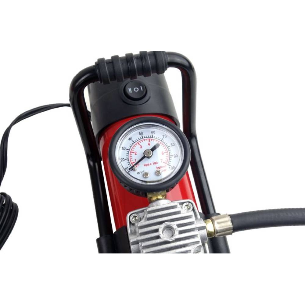 Compresor aer 12V, 7bar, cu lanterna LED si geanta Acomp06 02180 Amio Compresor aer 12V, 7bar, cu lanterna LED si geanta Acomp06 02180 Amio