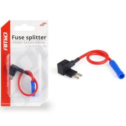 Suport siguranta, adaptor splitter bypass, 2 x MICRO2, 9mm, maxim 20A, cu fir 02335 Amio