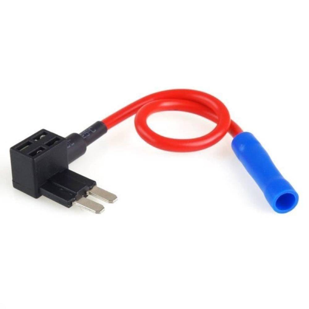 Suport siguranta, adaptor splitter bypass, 2 x MICRO2, 9mm, maxim 20A, cu fir 02335 Amio