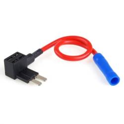 Suport siguranta, adaptor splitter bypass, 2 x MICRO2, 9mm, maxim 20A, cu fir 02335 Amio