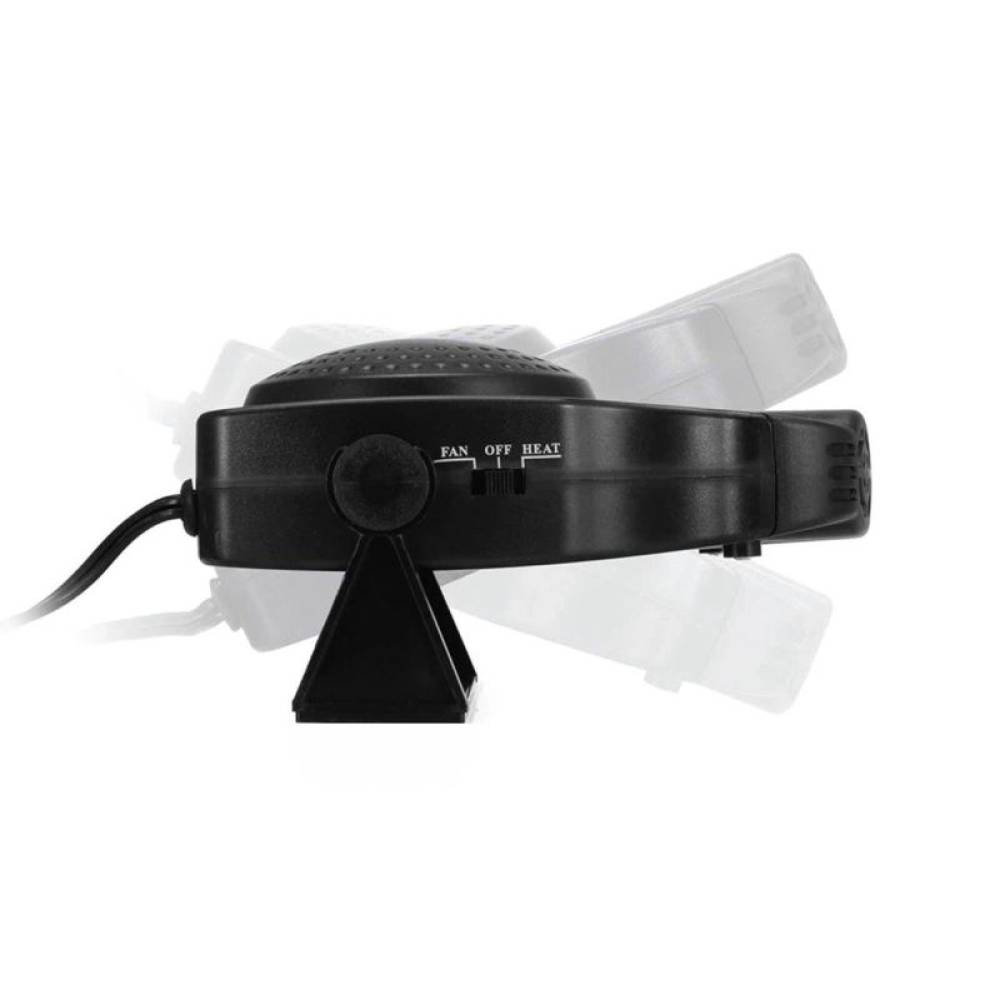 Ventilator 12V, 3 in 1 cu aeroterma si functie dezghetare parbriz, 150W 02385 Amio