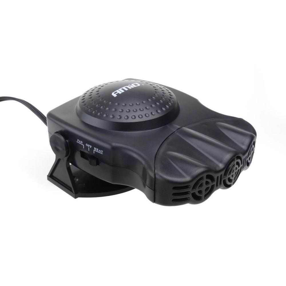 Ventilator 12V, 3 in 1 cu aeroterma si functie dezghetare parbriz, 150W 02385 Amio