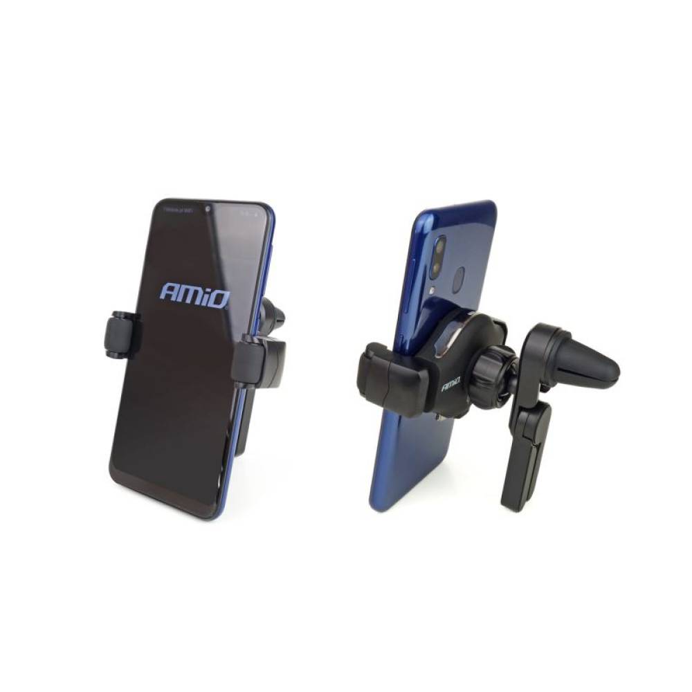 Suport telefon cu wireless si senzor, prindere pe grila,ventilator, PHW-03, 02249 Amio