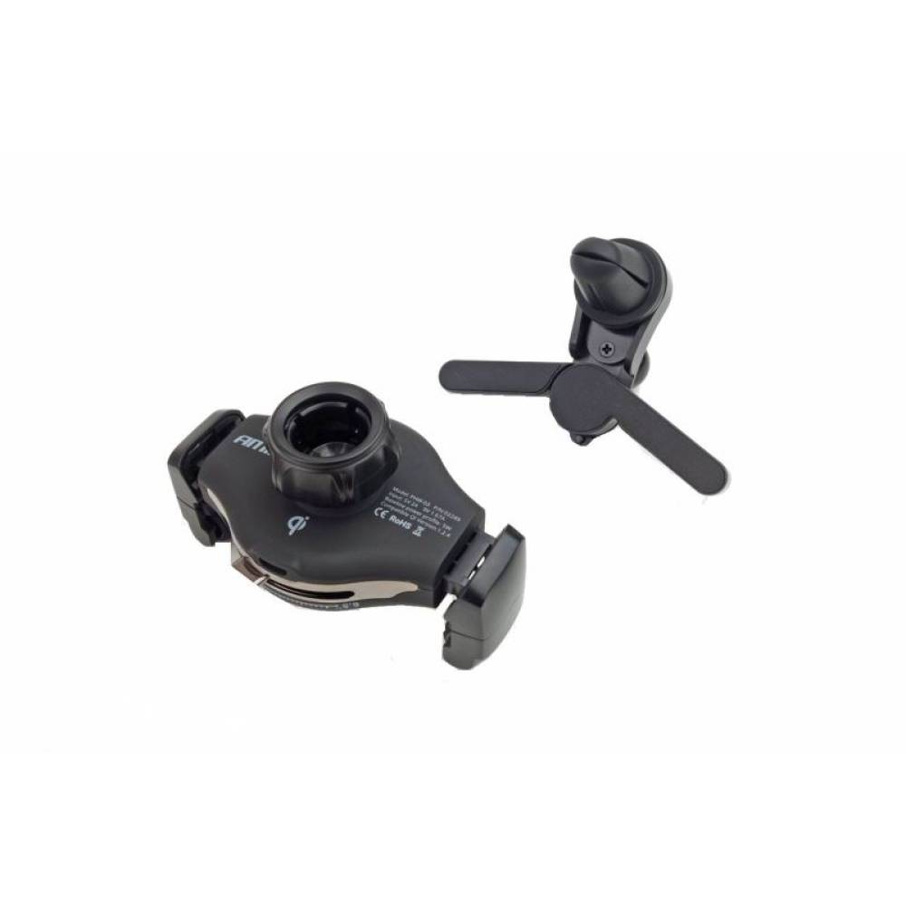 Suport telefon cu wireless si senzor, prindere pe grila,ventilator, PHW-03, 02249 Amio