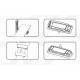 Blocator centura siguranta set 2 bucati 02229 Amio